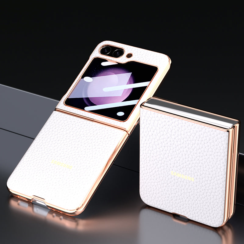 Luxury Electroplated Leather Case