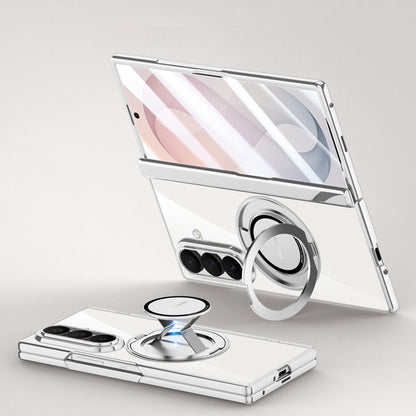 Electroplated Magnetic Ring Kickstand Protective Case
