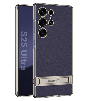 Folding Stand Business Leather Case