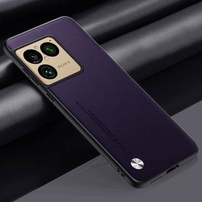Solid Color Leather Case