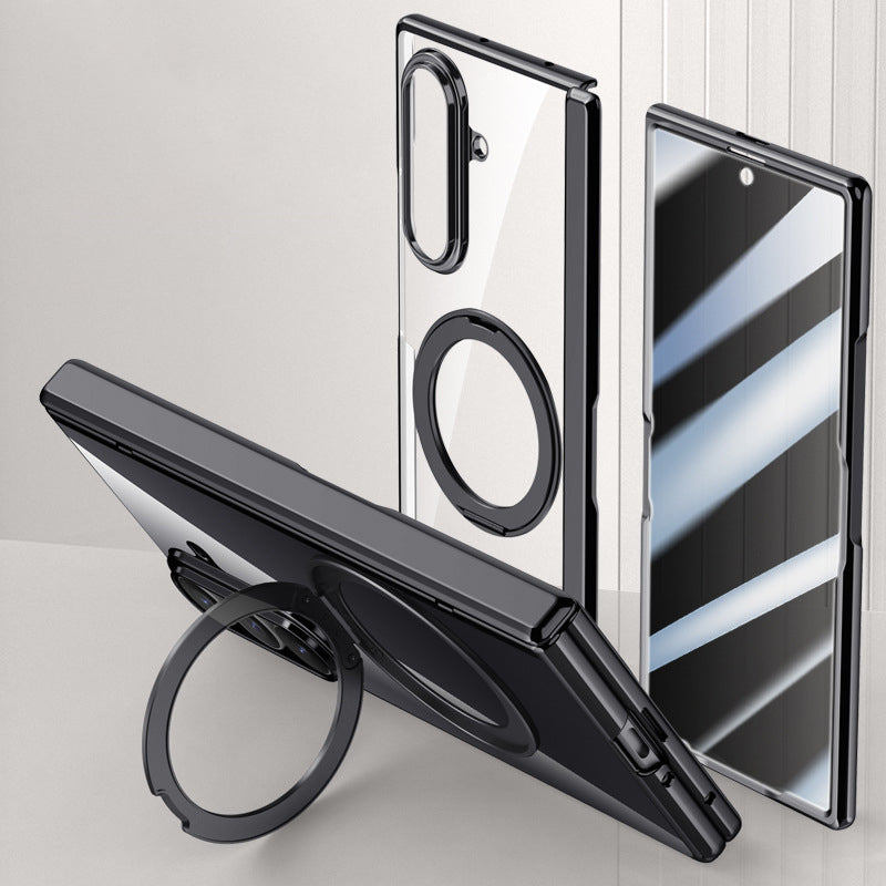 360° Rotating Stand Clear Case with MagSafe