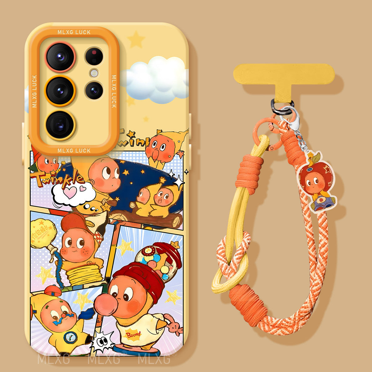 Twinkle Twinkle Liquid Silicone Lanyard Case