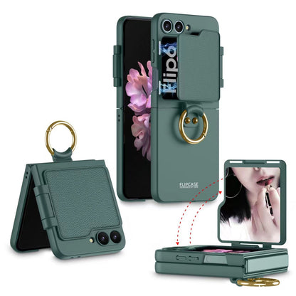 Ring Holder Case with Mirror Design