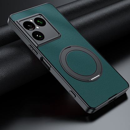 Rotating Ring Leather Case