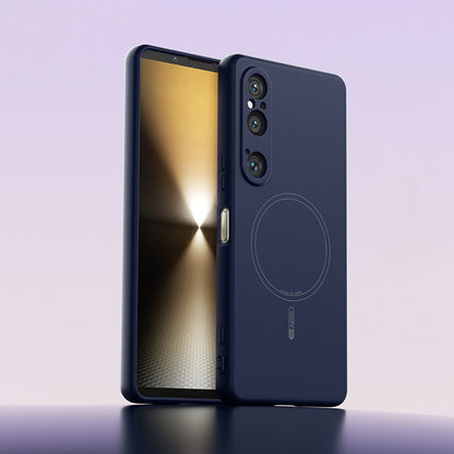 Solid Color Liquid Silicone Case with MagSafe