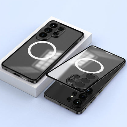 Single-Sided Buckle Metal Frame Case with MagSafe