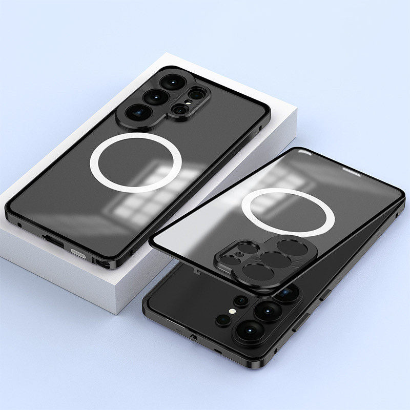 Single-Sided Buckle Metal Frame Case with MagSafe