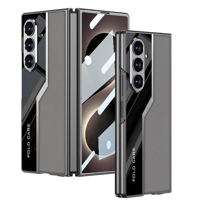 Sci-Fi Design Electroplated Leather Stitching Case