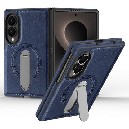 Folding Stand Business Leather Case