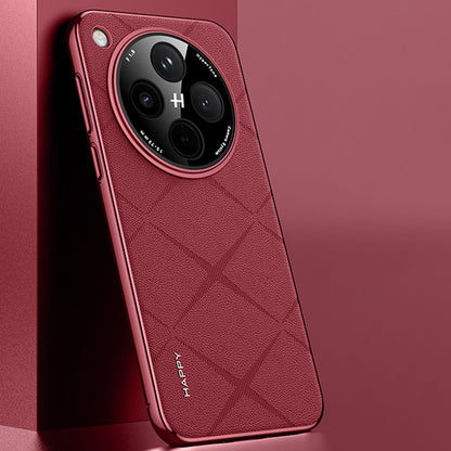 Electroplated Frame Business Leather Case