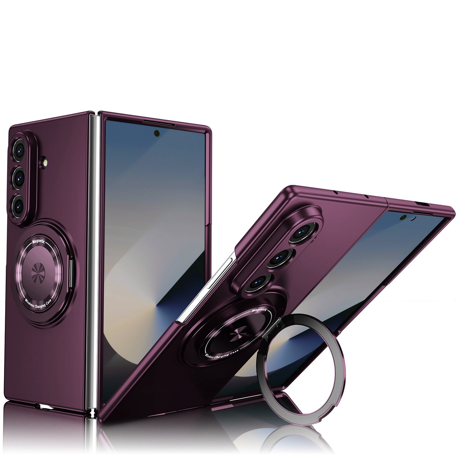 Magnetic Ring Kickstand Case