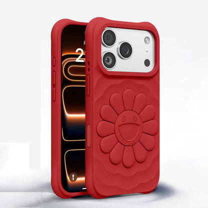Sunflower Liquid Silicone Case with MagSafe