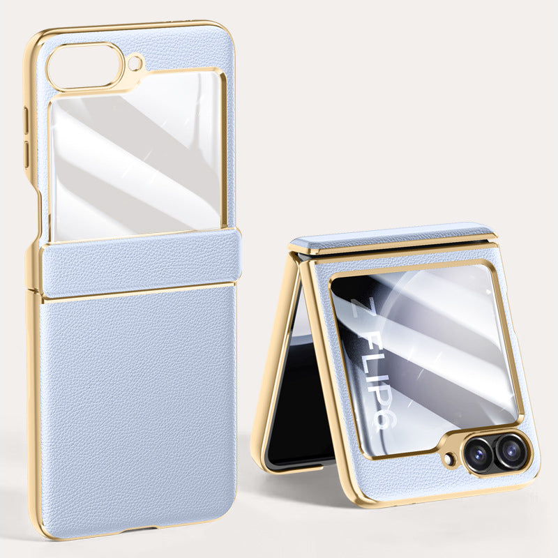 Luxury Electroplated Leather Case