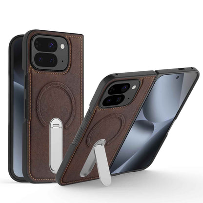 Folding Stand Business Leather Case