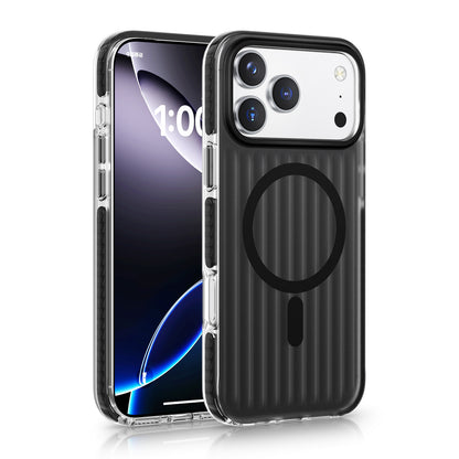 Wave Pattern Frosted Case with MagSafe