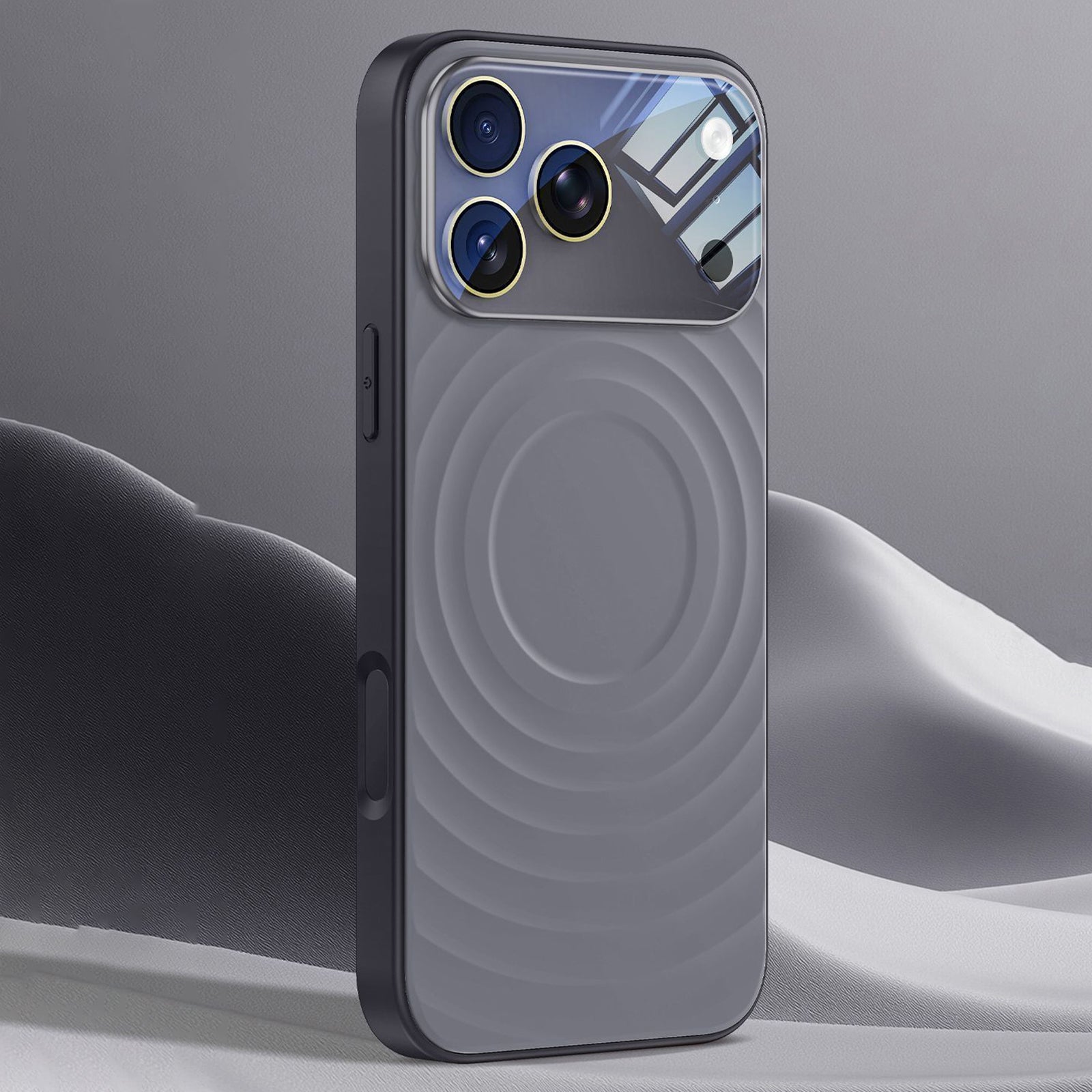 Ripple Texture Liquid Silicone Case with MagSafe