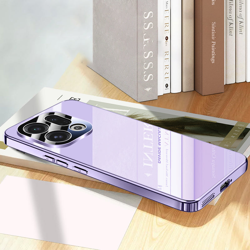 Electroplated Tempered Glass Case