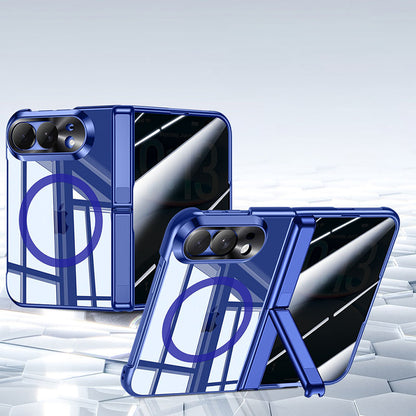 Transparent Electroplated Case with Kickstand