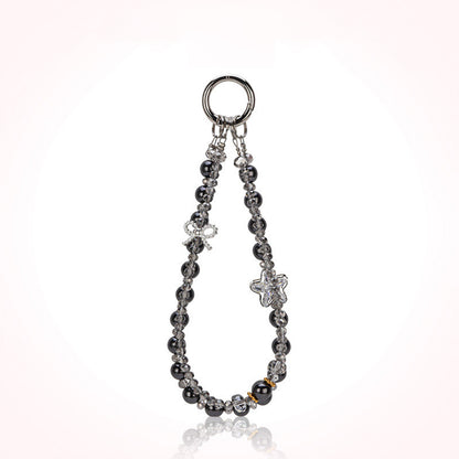 Pearl Double Pendant Rope Wristband