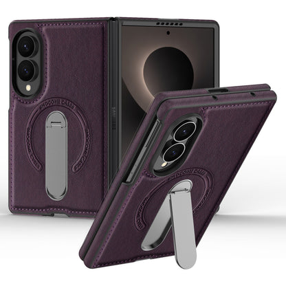 Folding Stand Business Leather Case