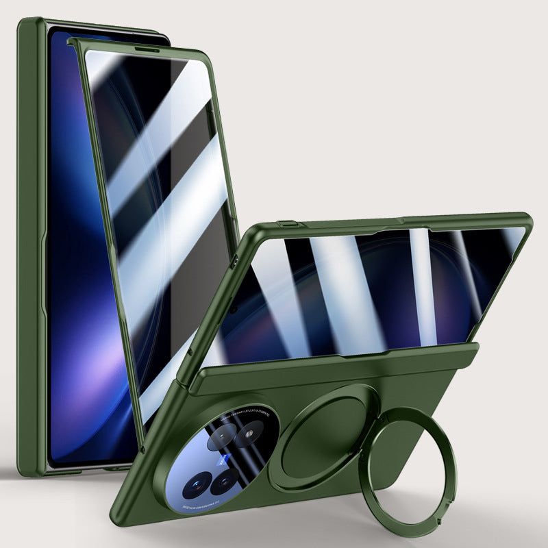 Rotating Magnet Ring Frosted Case with MagSafe