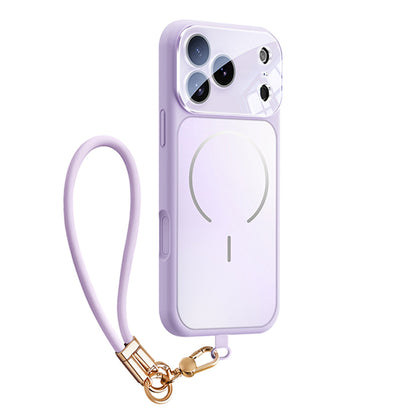 Wrist Strap Frosted Glass Case with MagSafe
