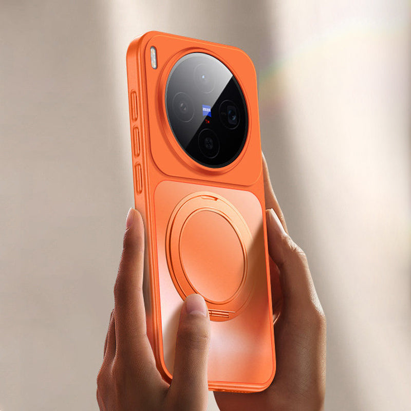 Rotating Magnet Kickstand Frosted Case