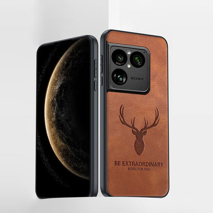 Elk Engraved Leather Case