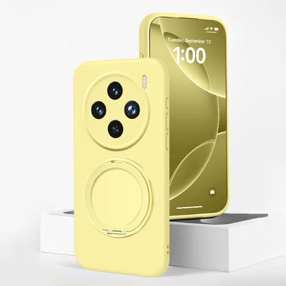 Rotating Bracket Silicone Case with MagSafe