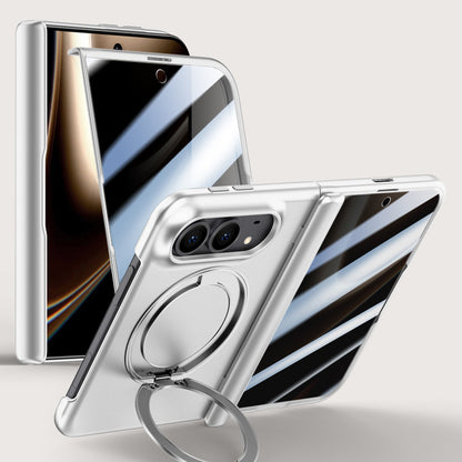 Rotating Magnet Ring Frosted Case with MagSafe