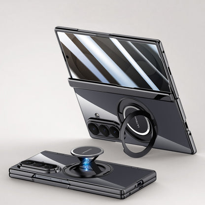 Electroplated Magnetic Ring Kickstand Protective Case