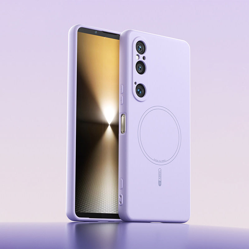 Solid Color Liquid Silicone Case with MagSafe