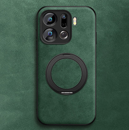 Rotating Ring Leather Case