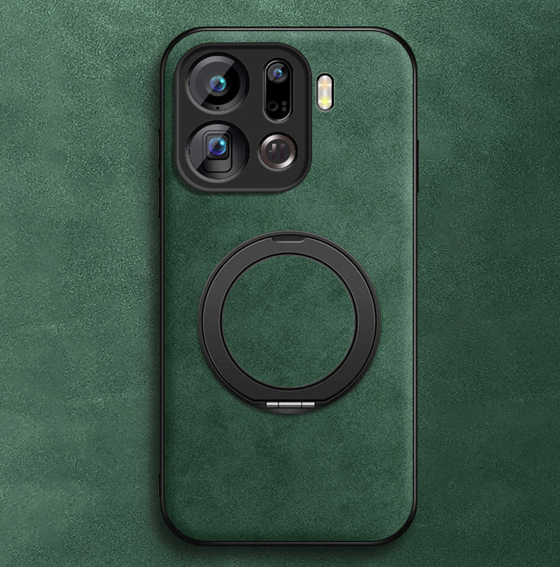 Rotating Ring Leather Case