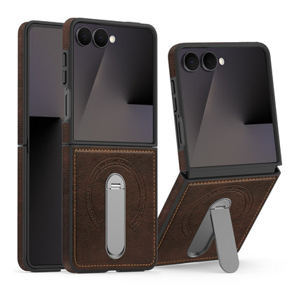 Folding Stand Business Leather Case