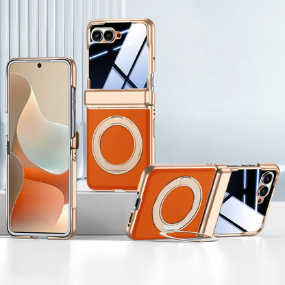360° Rotating kickstand Leather Case with MagSafe