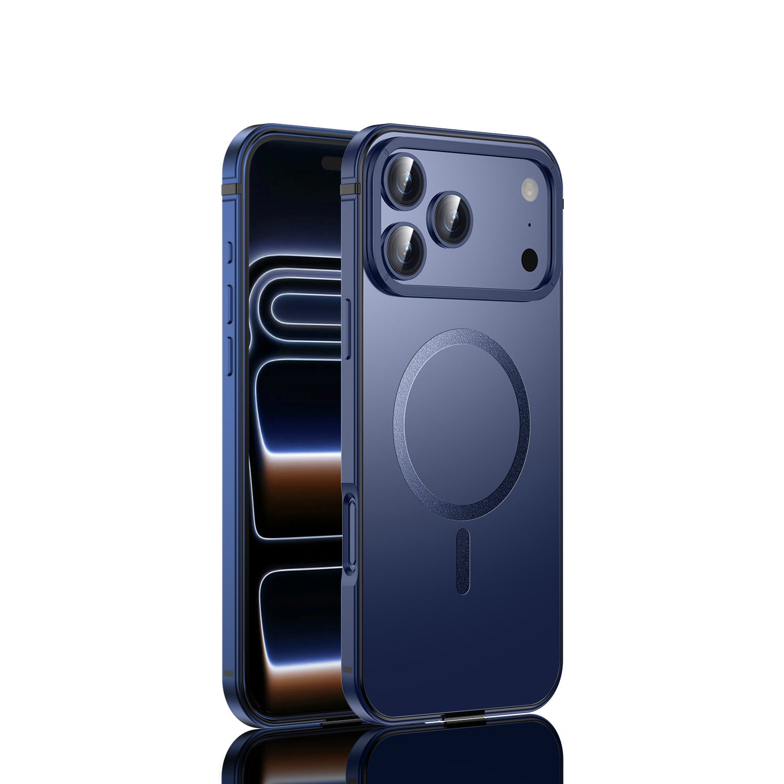 Alloy Metal Frosted Case with MagSafe