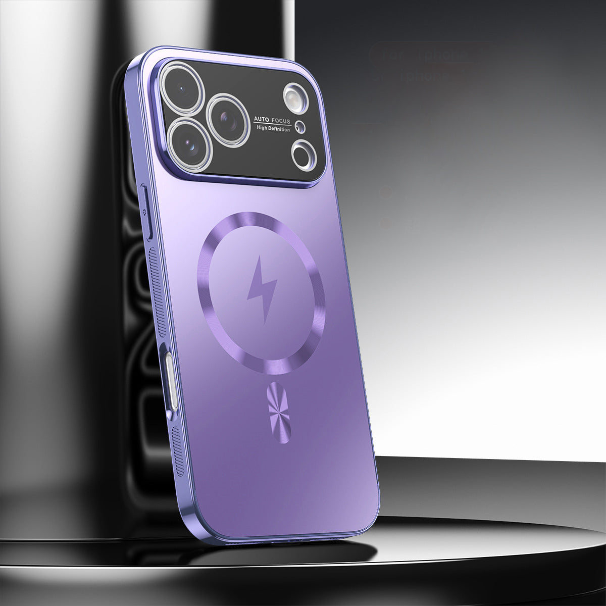 Electroplated Frosted Case with MagSafe