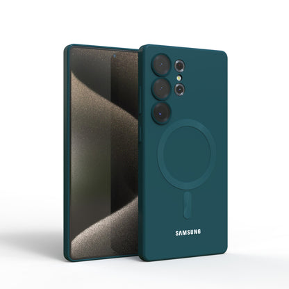 Serie Samsung Magsafe | Funda oficial de silicona líquida para teléfono 