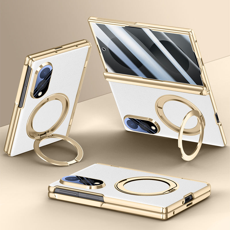 360° Rotating kickstand Leather Case with MagSafe