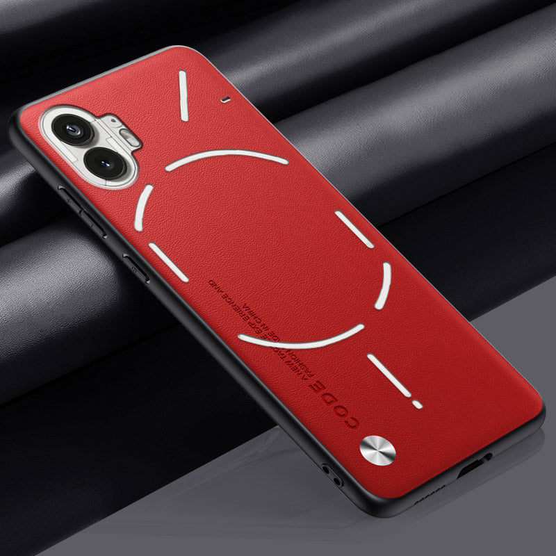 Solid Color Leather Case