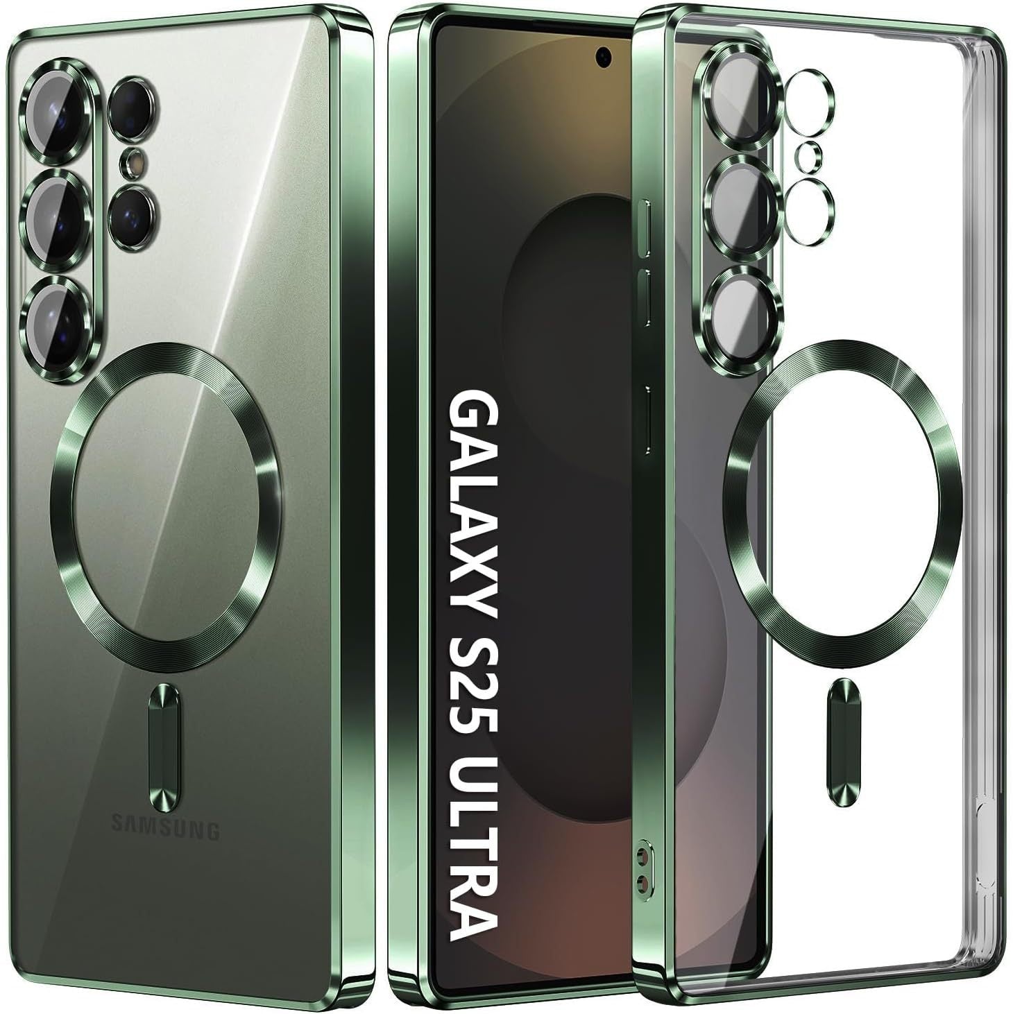 Transparent Electroplated Case with MagSafe