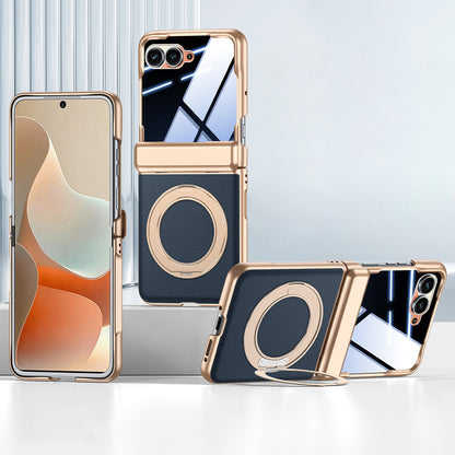 360° Rotating kickstand Leather Case with MagSafe