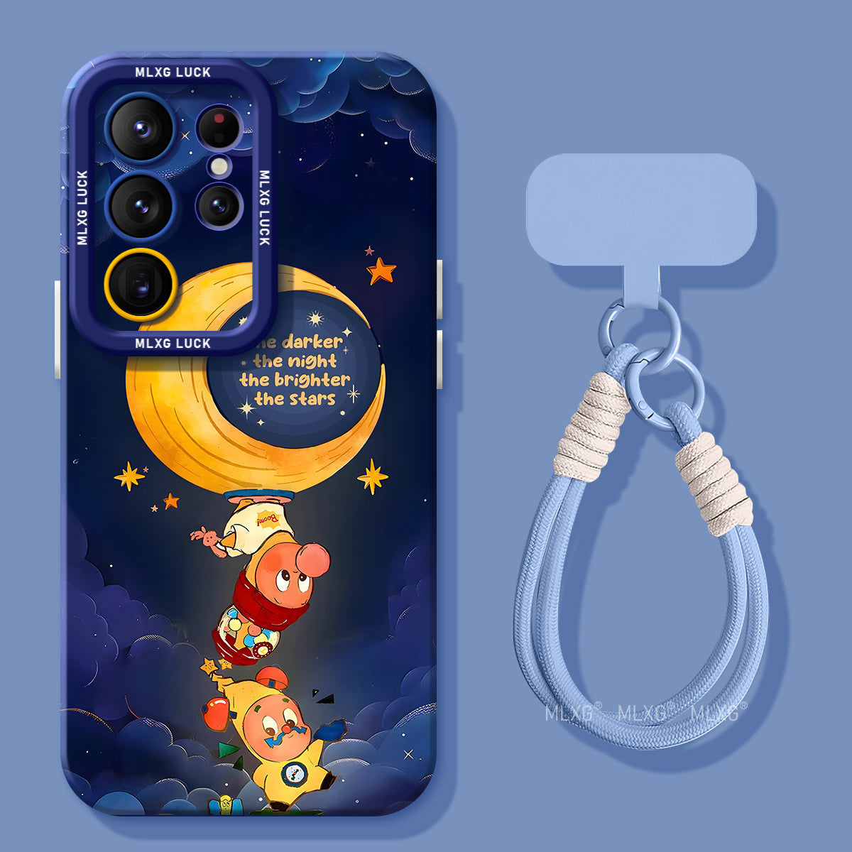 Twinkle Twinkle Liquid Silicone Lanyard Case