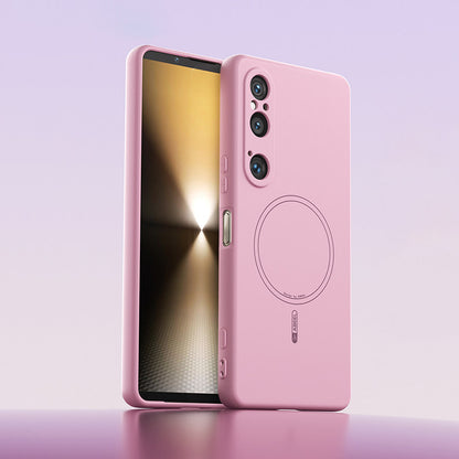 Solid Color Liquid Silicone Case with MagSafe