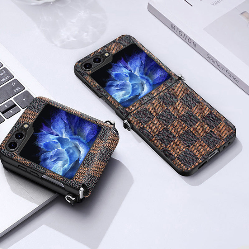 Samsung Galaxy Z Flip Series | Fashionable Leather Case