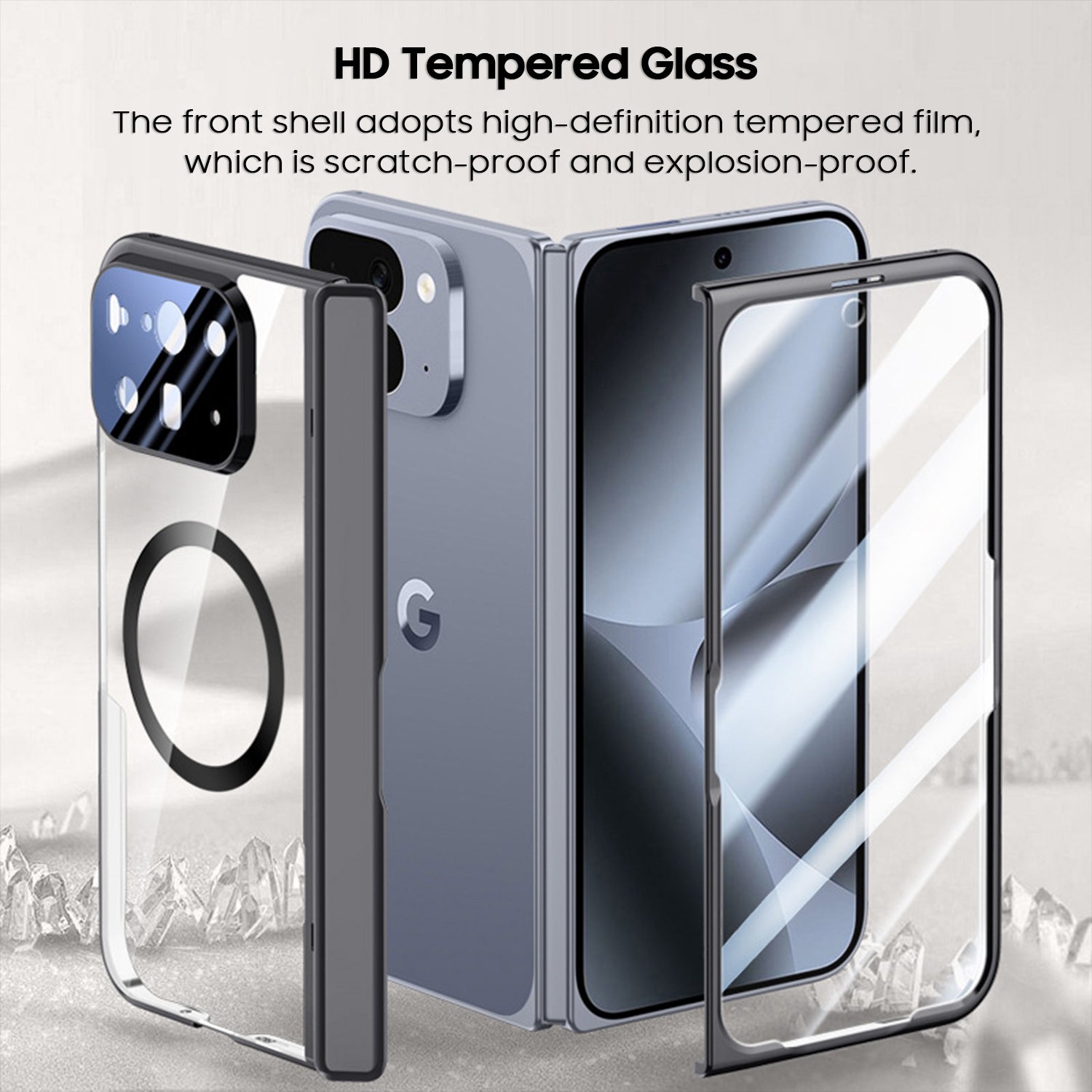 Electroplated Clear Case with MagSafe