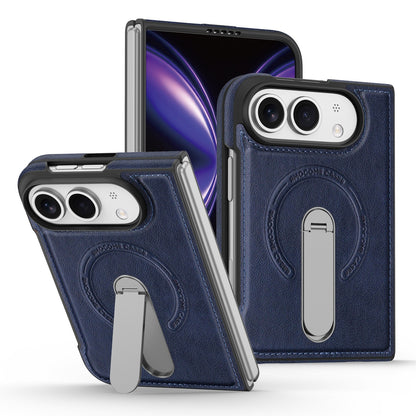 Folding Stand Business Leather Case