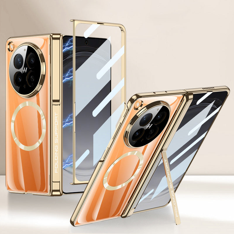 Transparent Electroplated Case with Kickstand