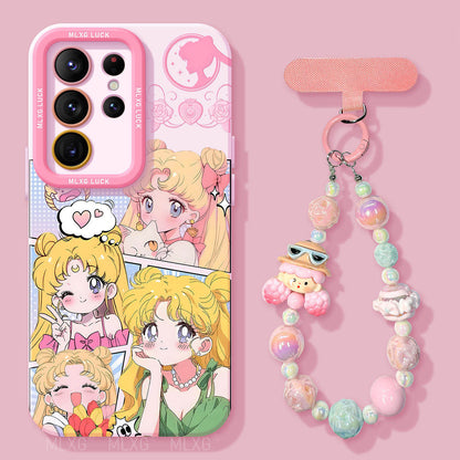 Sailor Moon Liquid Silicone Lanyard Case